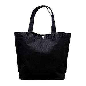 Durable Reusable Non-Woven Button Shopping Bags 2019 Large Capacity Foldable Tote Pouch Handbag Travel Storage Grocery Eco Bags