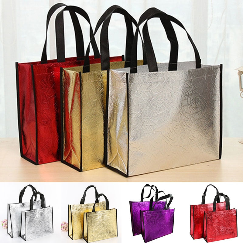 Women reusable shopping bag Large Capacity Non-woven portable tote bag shopper bag Travel Storage Bags Durable Female eco bag