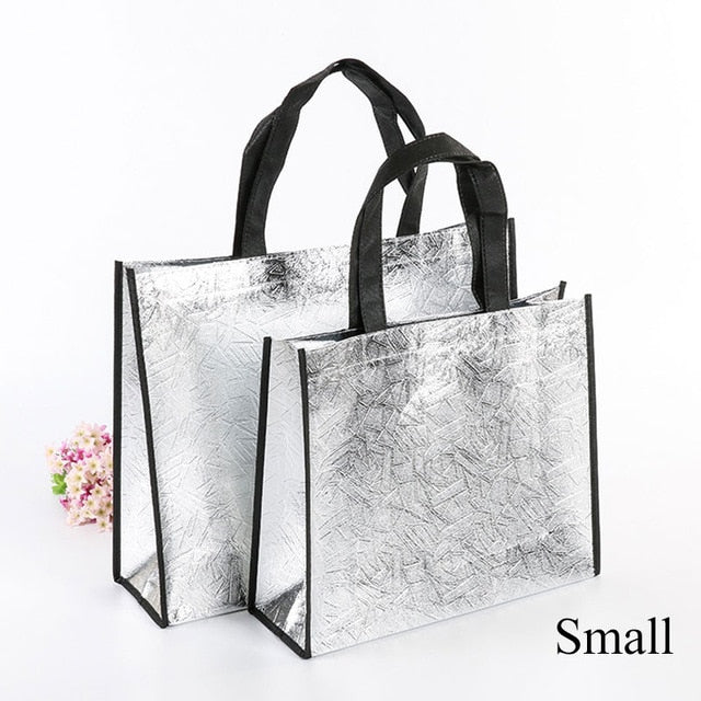 Women reusable shopping bag Large Capacity Non-woven portable tote bag shopper bag Travel Storage Bags Durable Female eco bag