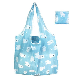 13 Colors Cute Travel Foldable Handbag Grocery Tote Reusable Portable Shopping Bags Women Foldable Eco Shopping Bag Tote Pouch